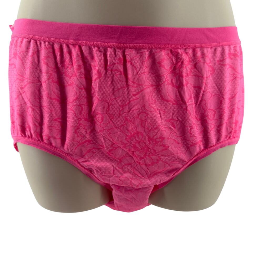 Cacique No-Show Full Brief PantyNeon Lace Printed Womens 14/16